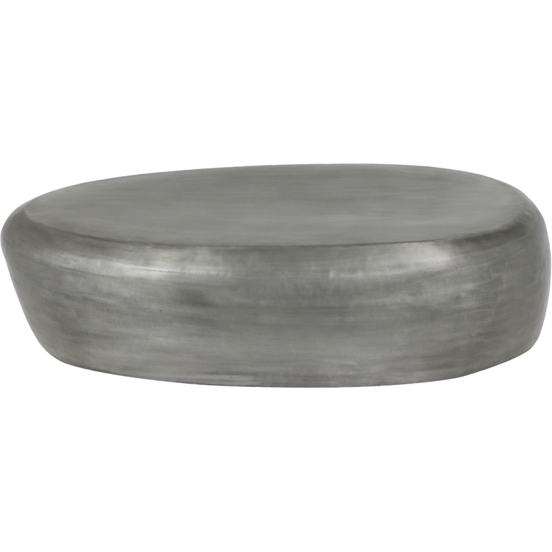 Meridian Furniture Capsule Silver Aluminum Coffee Table