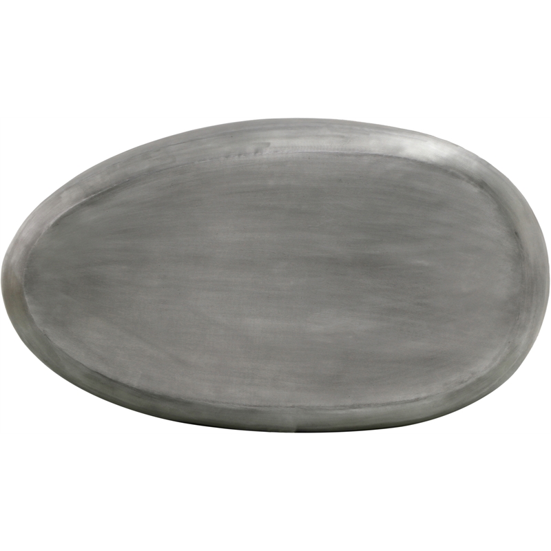 Meridian Furniture Capsule Silver Aluminum Coffee Table