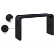 Meridian Furniture Toulon Black Oak Veneer Console Table