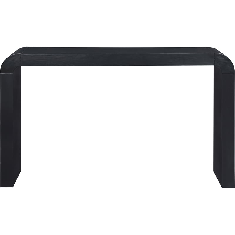 Meridian Furniture Toulon Black Oak Veneer Console Table
