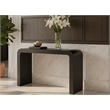 Meridian Furniture Toulon Black Oak Veneer Console Table