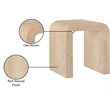 Meridian Furniture Toulon Natural Oak Veneer End Table