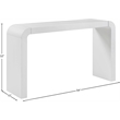 Meridian Furniture Toulon White Oak Veneer Console Table