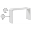 Meridian Furniture Toulon White Oak Veneer Console Table