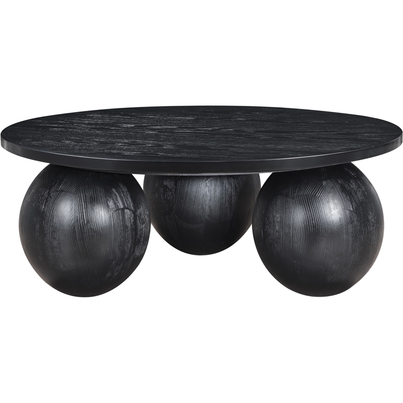 Meridian Furniture Fitch Black Oak Veneer Coffee Table