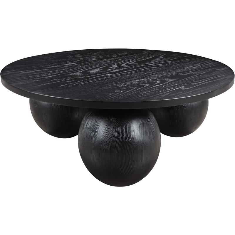 Meridian Furniture Fitch Black Oak Veneer Coffee Table