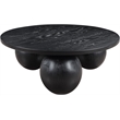 Meridian Furniture Fitch Black Oak Veneer Coffee Table