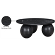 Meridian Furniture Fitch Black Oak Veneer Coffee Table
