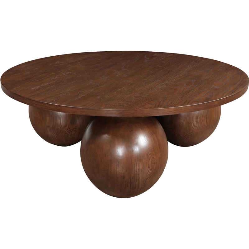 Meridian Furniture Fitch Brown Oak Veneer Coffee Table