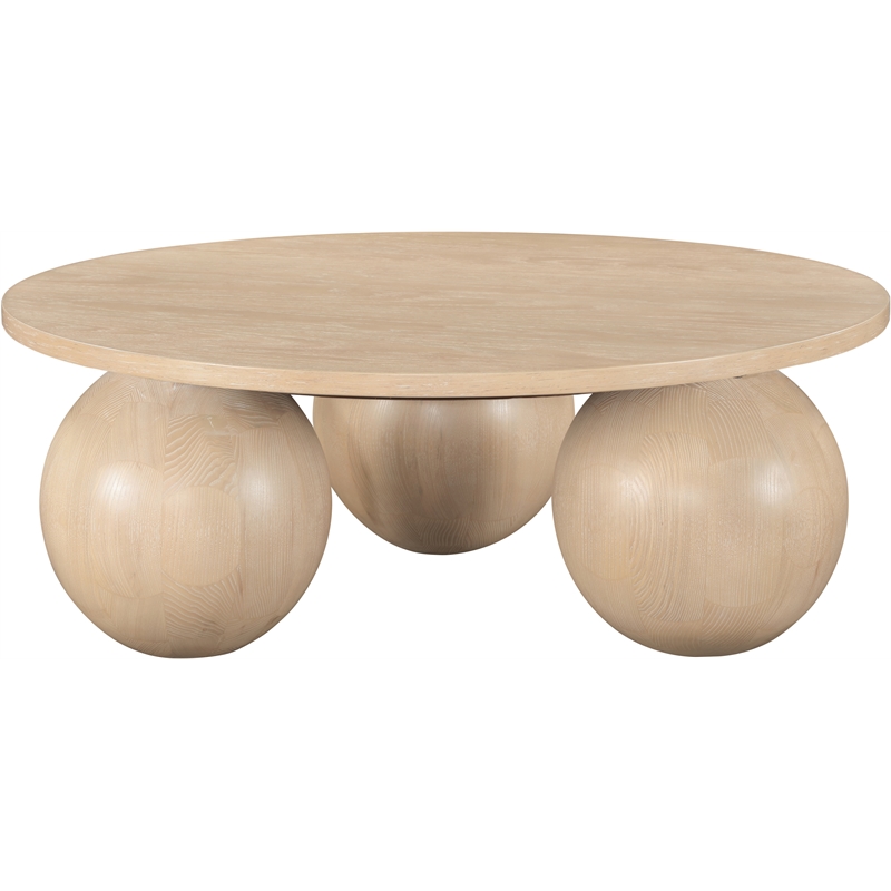 Meridian Furniture Fitch Natural Oak Veneer Coffee Table