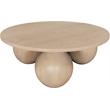 Meridian Furniture Fitch Natural Oak Veneer Coffee Table