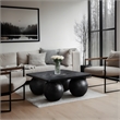 Meridian Furniture Fitch Black Oak Veneer Coffee Table
