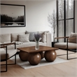 Meridian Furniture Fitch Brown Oak Veneer Coffee Table