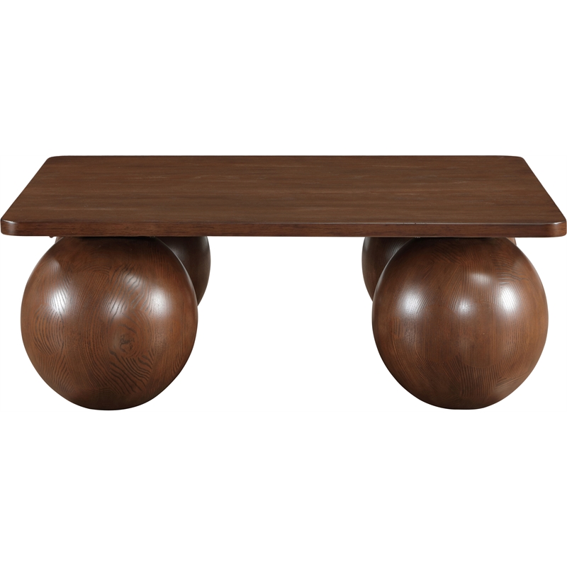 Meridian Furniture Fitch Brown Oak Veneer Coffee Table