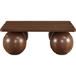Meridian Furniture Fitch Brown Oak Veneer Coffee Table