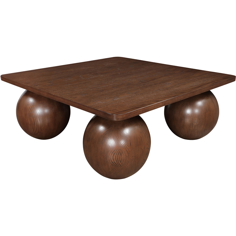 Meridian Furniture Fitch Brown Oak Veneer Coffee Table