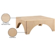 Meridian Furniture Toulon Natural Oak Veneer Coffee Table