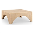 Meridian Furniture Toulon Natural Oak Veneer Coffee Table