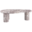 Meridian Furniture Sassari Brown Indoor/Outdoor Concrete Coffee Table