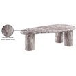 Meridian Furniture Sassari Brown Indoor/Outdoor Concrete Coffee Table