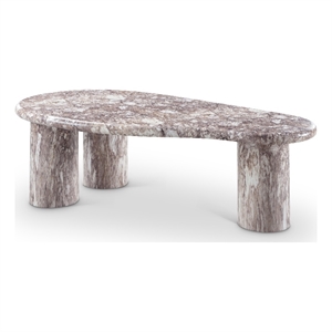 Meridian Furniture Sassari Brown Indoor/Outdoor Concrete Coffee Table