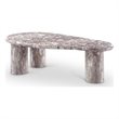 Meridian Furniture Sassari Brown Indoor/Outdoor Concrete Coffee Table