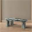 Meridian Furniture Sassari Green Indoor/Outdoor Concrete Coffee Table