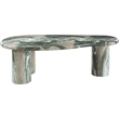 Meridian Furniture Sassari Green Indoor/Outdoor Concrete Coffee Table