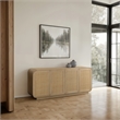 Meridian Furniture Windsor Natural Cane Wood Sideboard/Buffet
