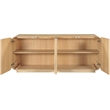 Meridian Furniture Windsor Natural Cane Wood Sideboard/Buffet