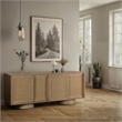 Meridian Furniture Windsor Natural Cane Wood Sideboard/Buffet