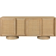 Meridian Furniture Windsor Natural Cane Wood Sideboard/Buffet