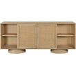Meridian Furniture Windsor Natural Cane Wood Sideboard/Buffet