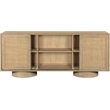Meridian Furniture Windsor Natural Cane Wood Sideboard/Buffet