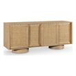 Meridian Furniture Windsor Natural Cane Wood Sideboard/Buffet