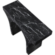 Meridian Furniture Pomezia Black Marble Finish Console Table