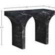 Meridian Furniture Pomezia Black Marble Finish Console Table