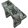 Meridian Furniture Pomezia Green Marble Finish Console Table