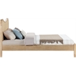 Meridian Furniture Windsor Solid Wood And Natural Cane Full Bed