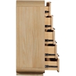Meridian Furniture Windsor Natural Solid Wood And Natural Cane Chest