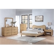 Meridian Furniture Windsor Natural Solid Wood And Natural Cane Chest