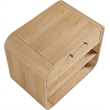 Meridian Furniture Windsor Solid Wood And Natural Cane Night Stand