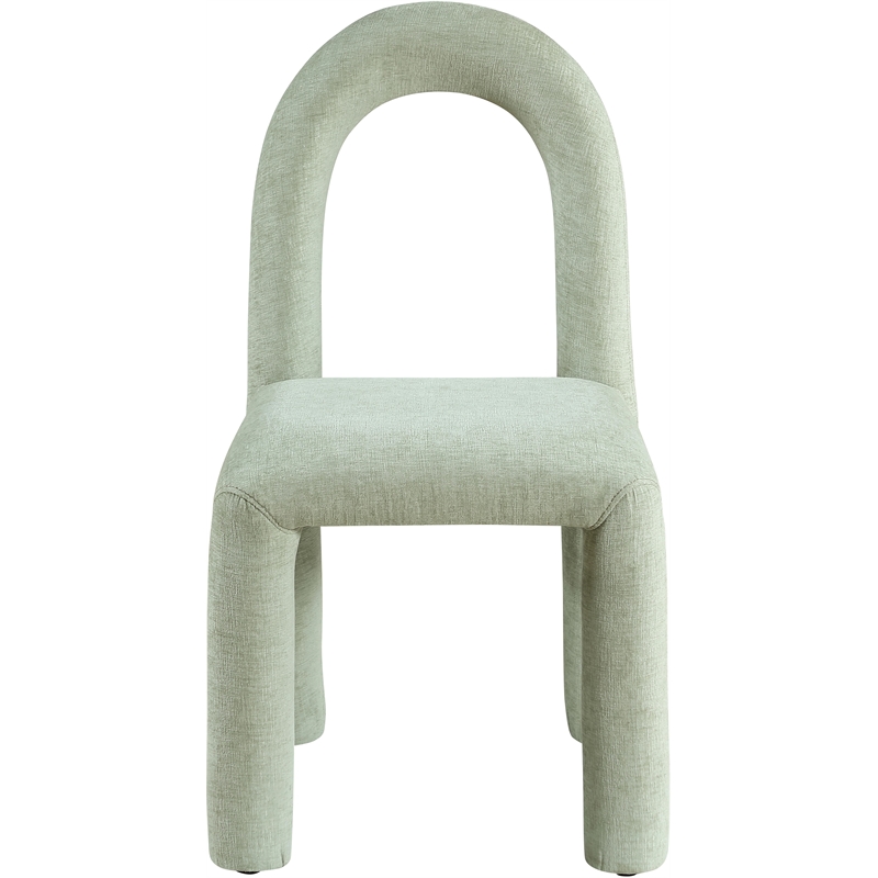 Meridian Furniture Amari Mint Chenille Fabric Dining Chair (Set of 2)