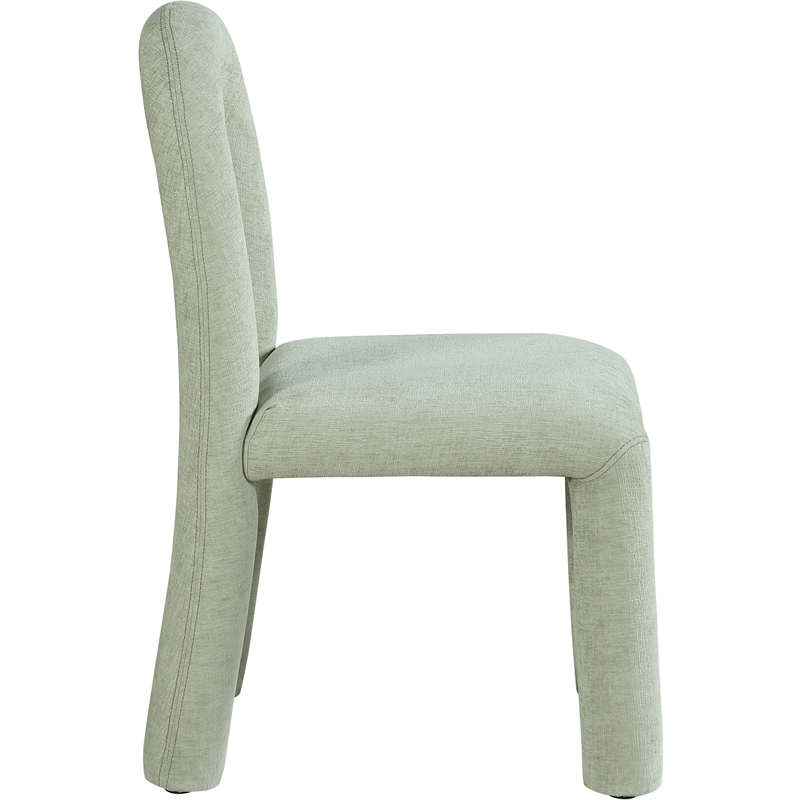 Meridian Furniture Amari Mint Chenille Fabric Dining Chair (Set of 2)