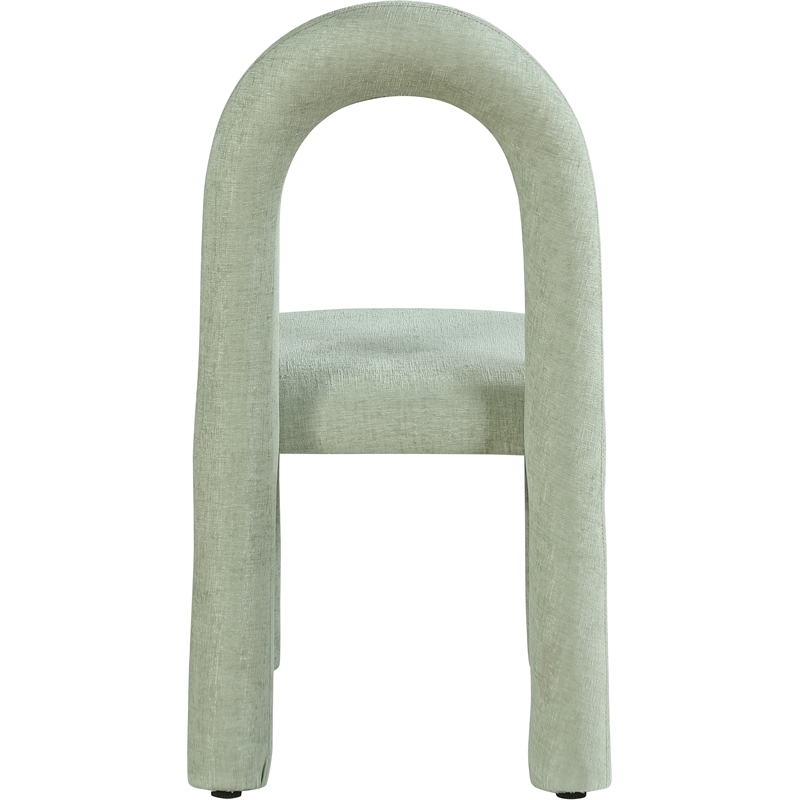Meridian Furniture Amari Mint Chenille Fabric Dining Chair (Set of 2)