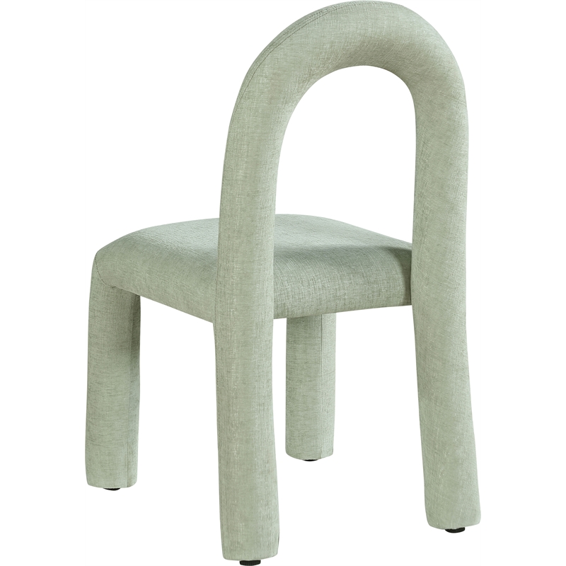 Meridian Furniture Amari Mint Chenille Fabric Dining Chair (Set of 2)
