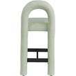 Meridian Furniture Amari Mint Chenille Fabric Stool