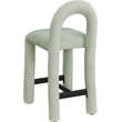 Meridian Furniture Amari Mint Chenille Fabric Stool