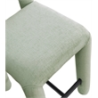 Meridian Furniture Amari Mint Chenille Fabric Stool