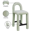 Meridian Furniture Amari Mint Chenille Fabric Stool